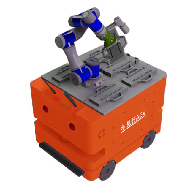 麥輪全向型復(fù)合機(jī)器人AGV小車(chē)